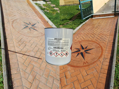 DWS FLOOR FINITURA TRASPARENTE PER SUPERFICI CEMENTIZIE E STAMPATI ANTIPOLVERE LUCIDA - 5 lt