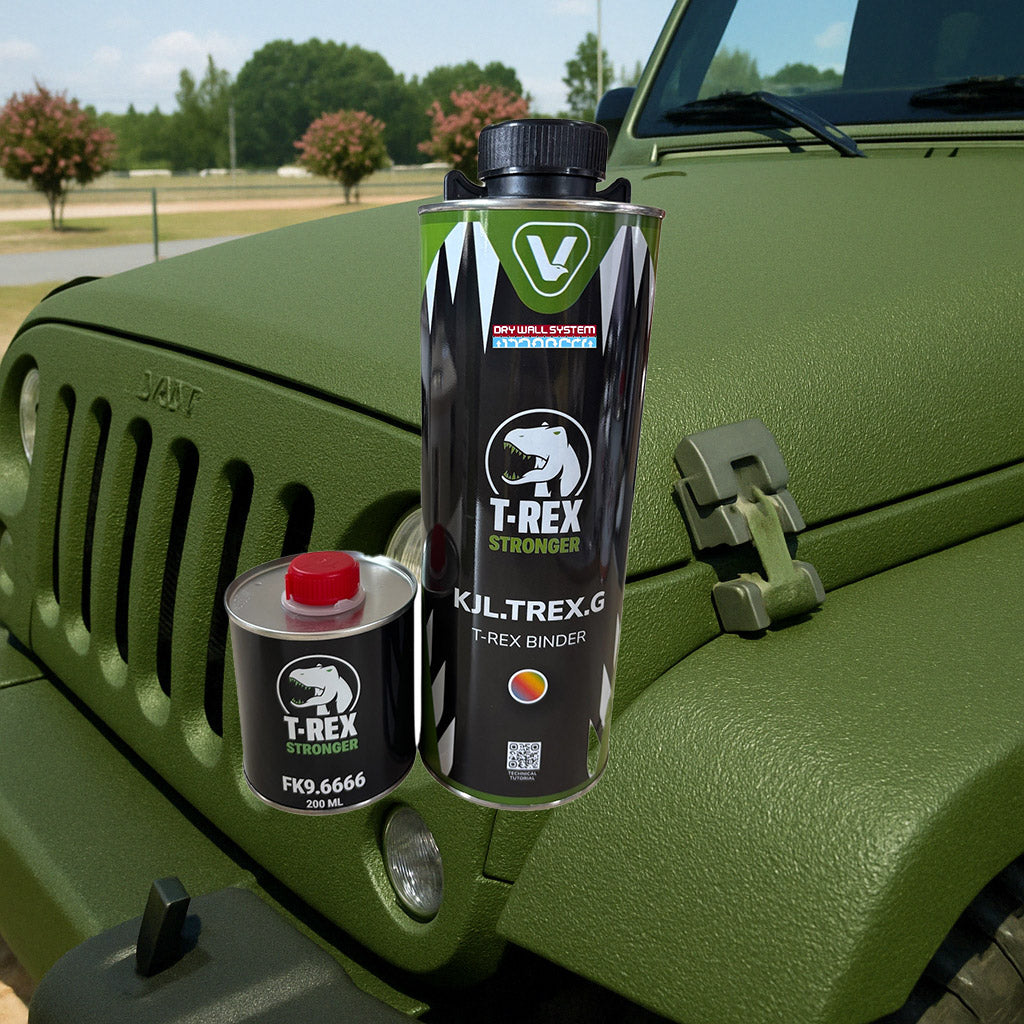 VERNICE GOFFRATA 1 LT IVAT T-REX - NERO -VERDE -GRIGIO COLORI RAL A SCELTA