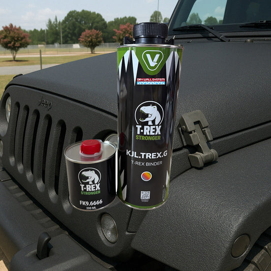 VERNICE GOFFRATA 1 LT IVAT T-REX - NERO -VERDE -GRIGIO COLORI RAL A SCELTA