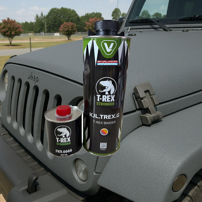 VERNICE GOFFRATA 1 LT IVAT T-REX - NERO -VERDE -GRIGIO COLORI RAL A SCELTA