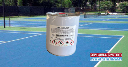 DWS ACRYL TOP VERNICE PER CEMENTO ,CAMPI SPORTIVI , PIAZZALI E CORTILI 5 KG