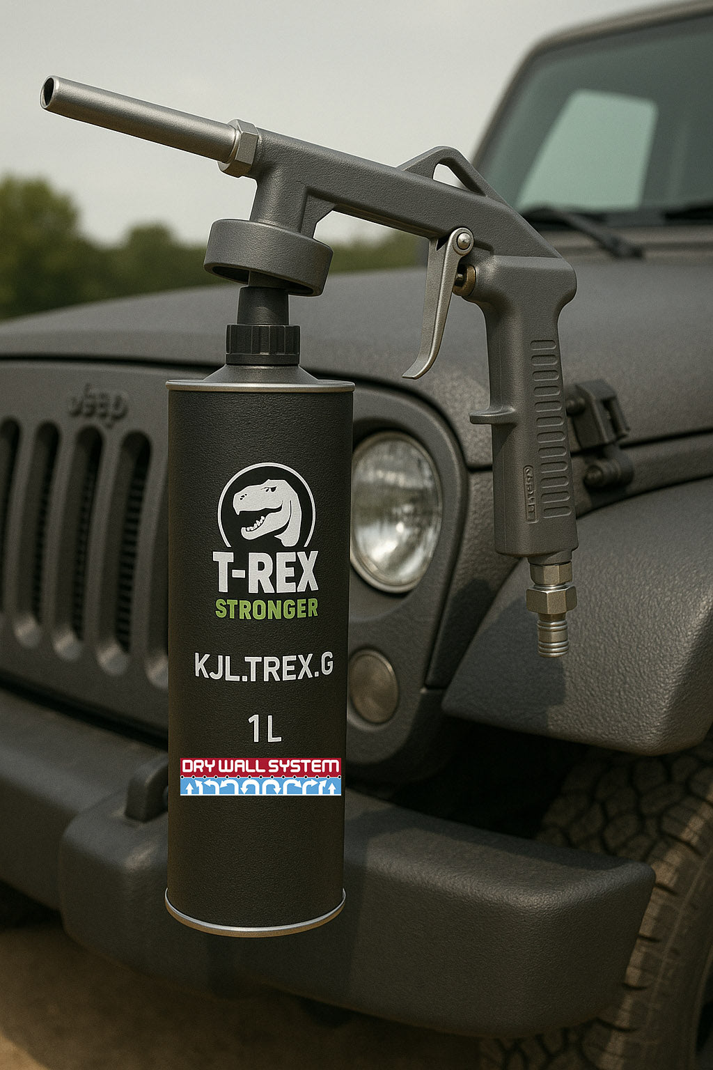 VERNICE GOFFRATA 1 LT IVAT T-REX - NERO -VERDE -GRIGIO COLORI RAL A SCELTA