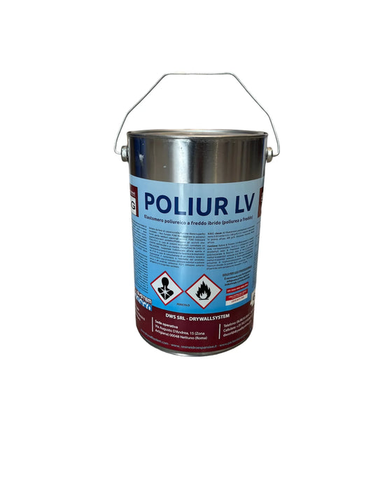 Poliur LV - Resina poliureica per impermeabilizzare le superfici - 6 Kg