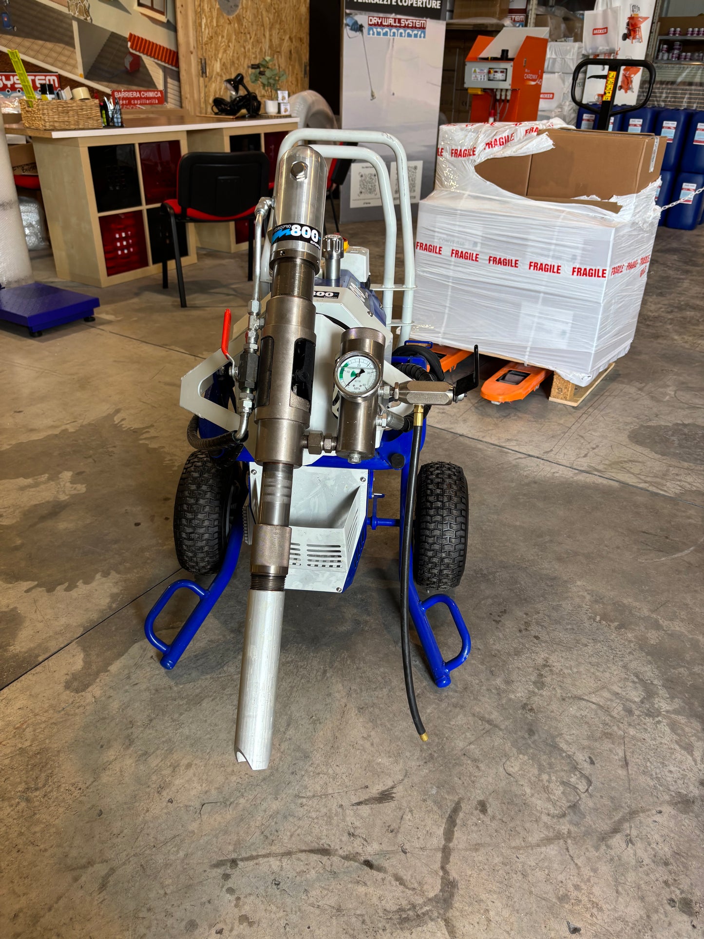 Pompa a pistone airless idraulica HYDROPRO 800 PREMIUM