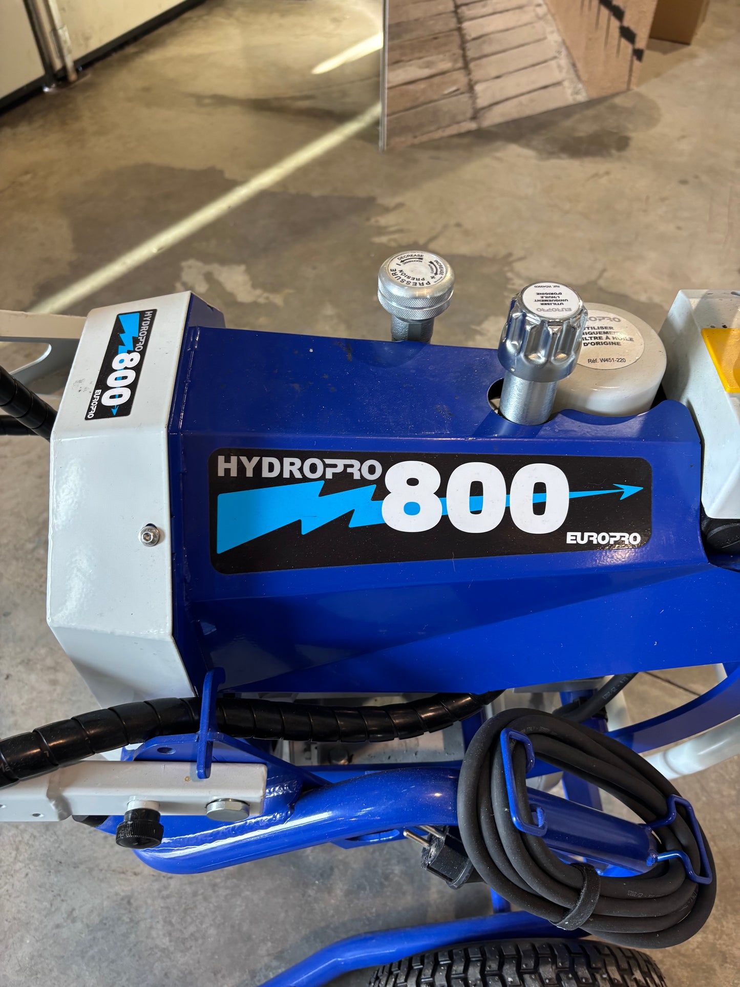 Pompa a pistone airless idraulica HYDROPRO 800 PREMIUM