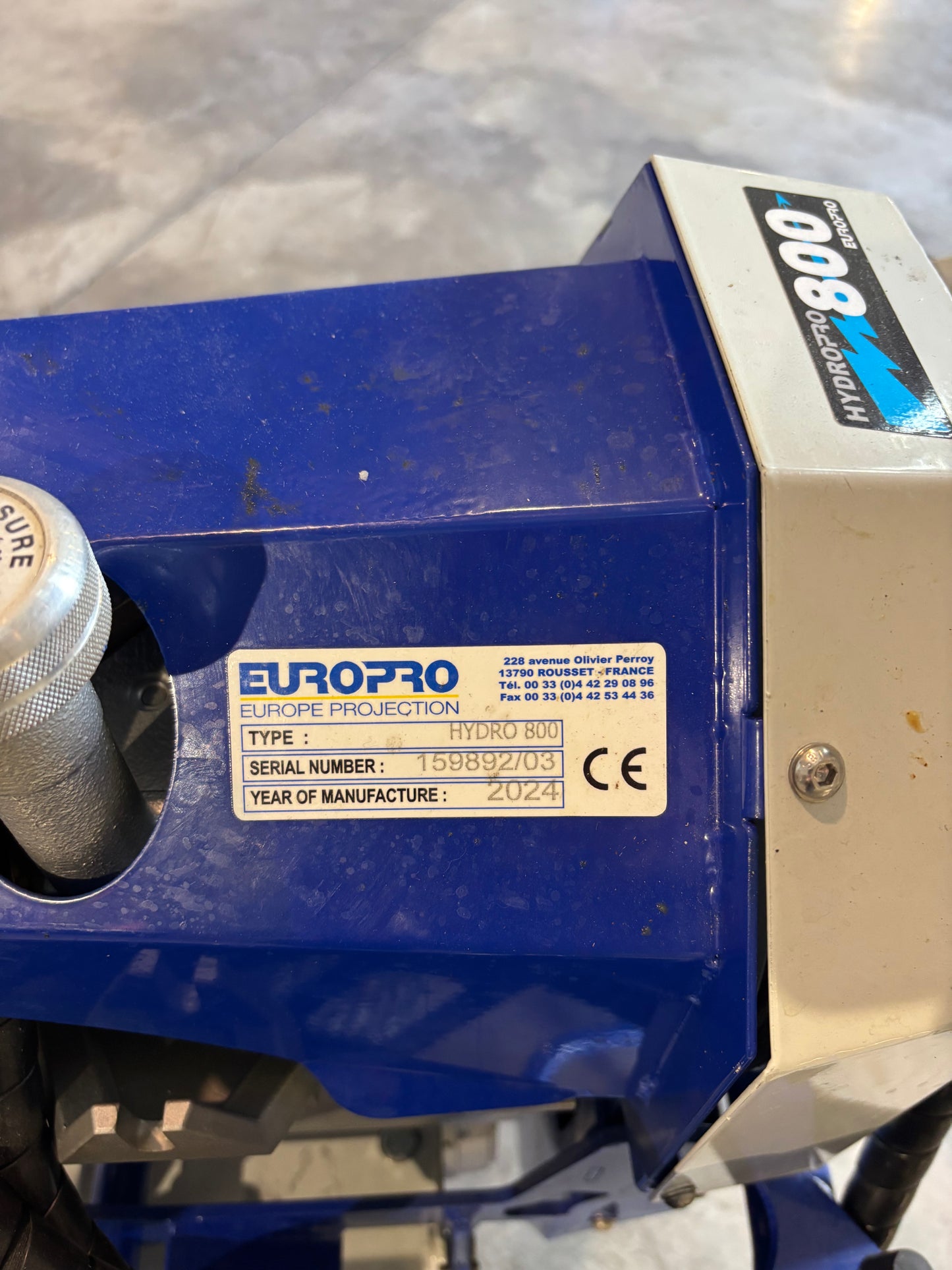 Pompa a pistone airless idraulica HYDROPRO 800 PREMIUM