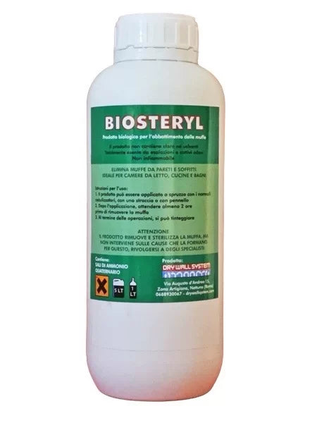 Biosteryl - Antimuffa biologico, a base di sterilizzanti e antimicotici - 1 Lt