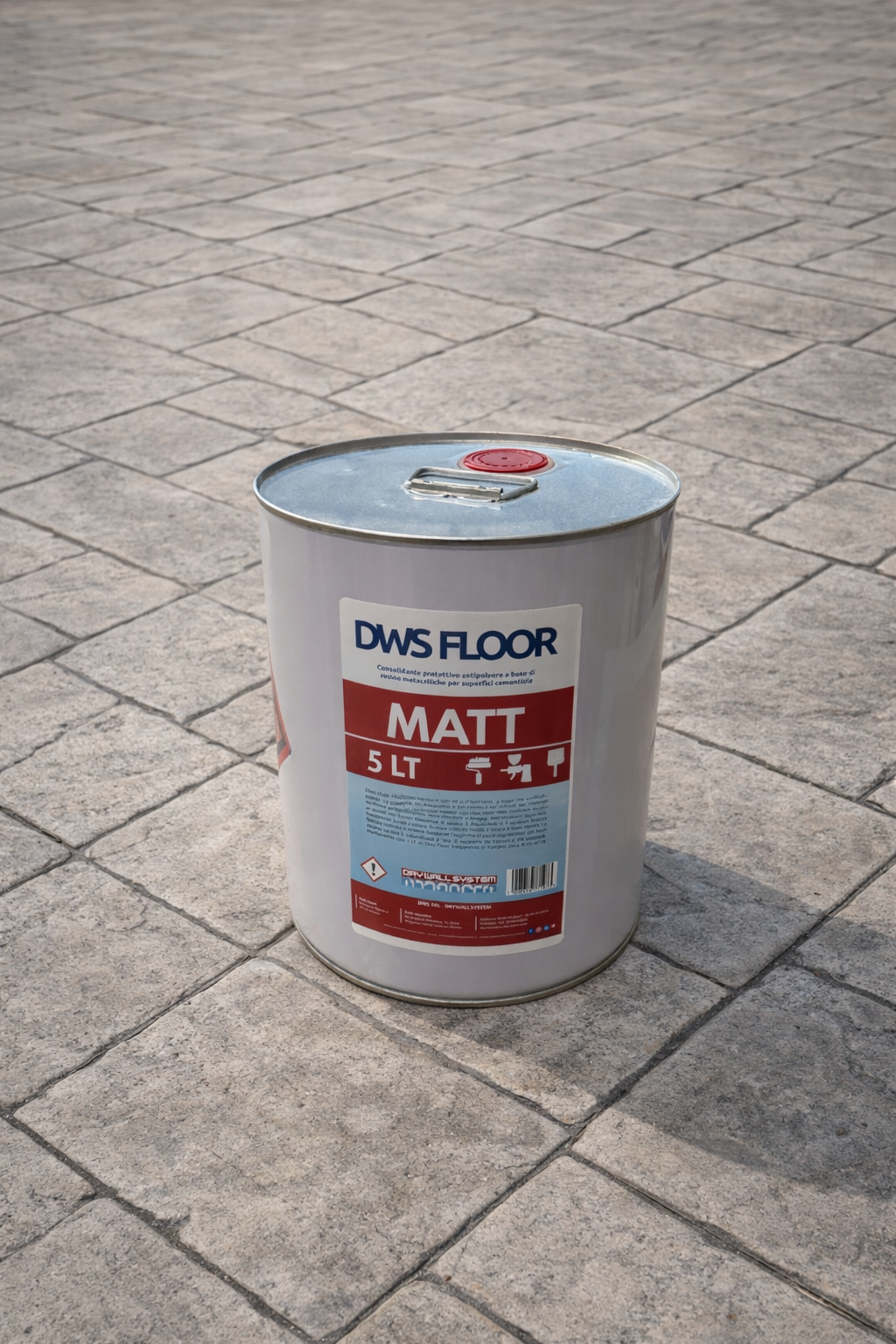 DWS FLOOR MATT Trasparente opaco per cementi stampati e industriali antipolvere