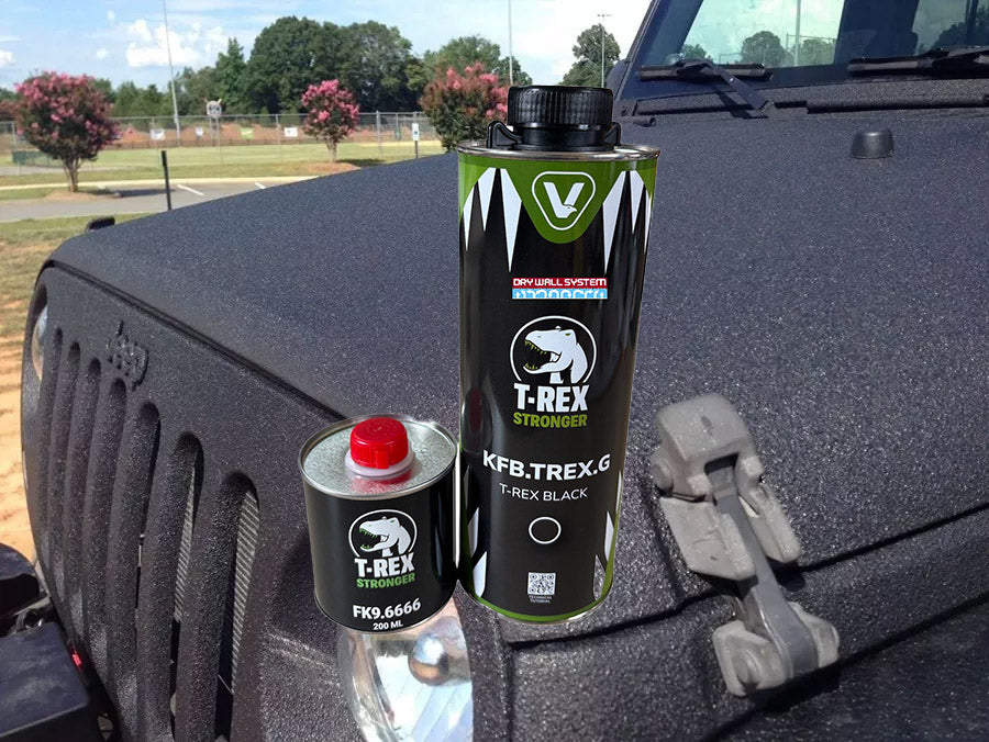 VERNICE GOFFRATA 1 LT IVAT T-REX - NERO -VERDE -GRIGIO COLORI RAL A SCELTA