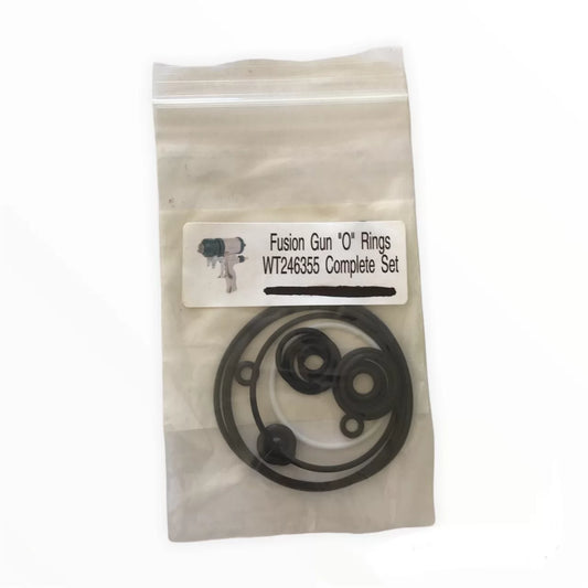 KIT GUARNIZIONI PISTOLA GRACO FUSION GUN "0" RINGS WT246355 COMPLETE SET